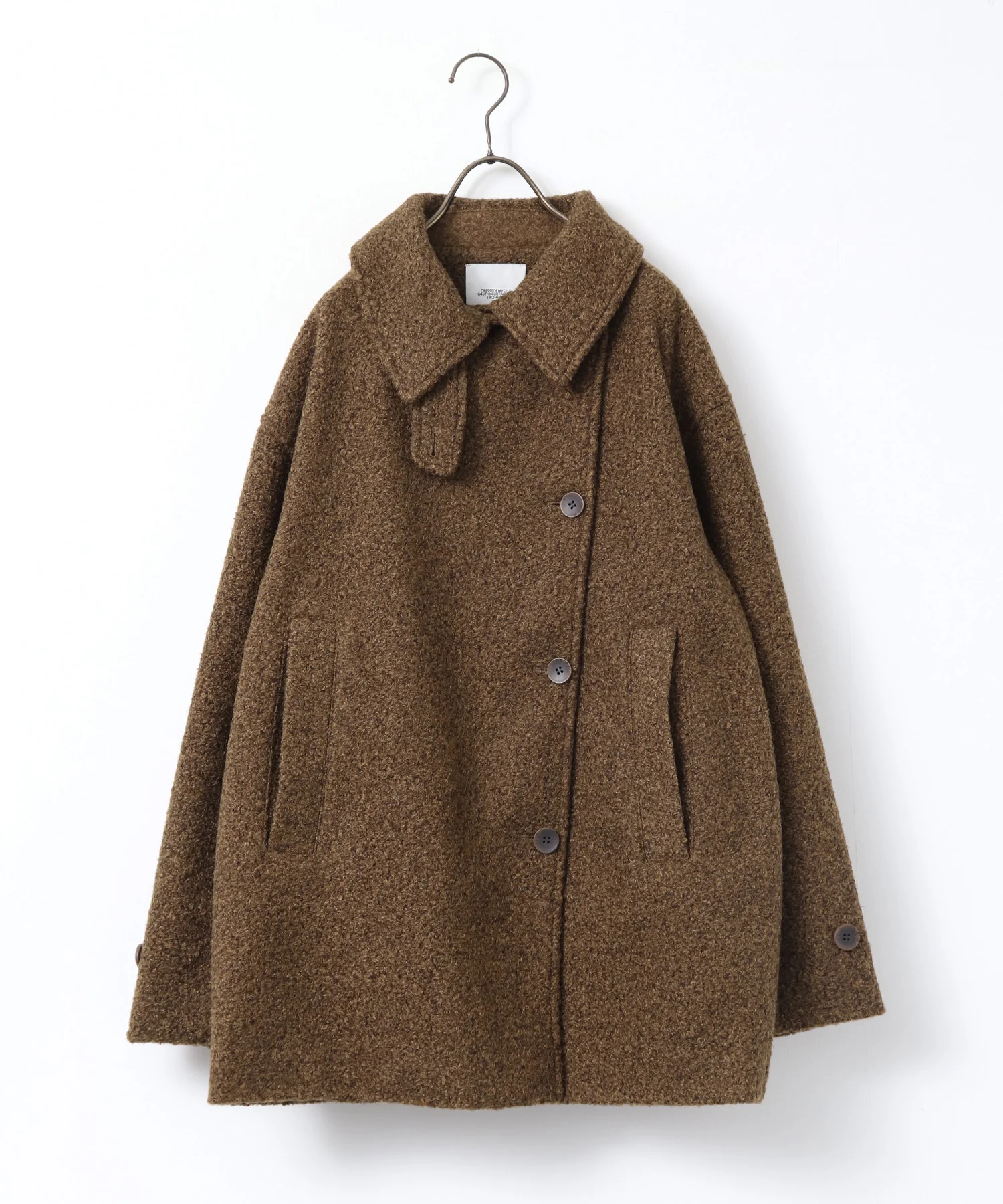 くるくるブークレ ミディアムコート