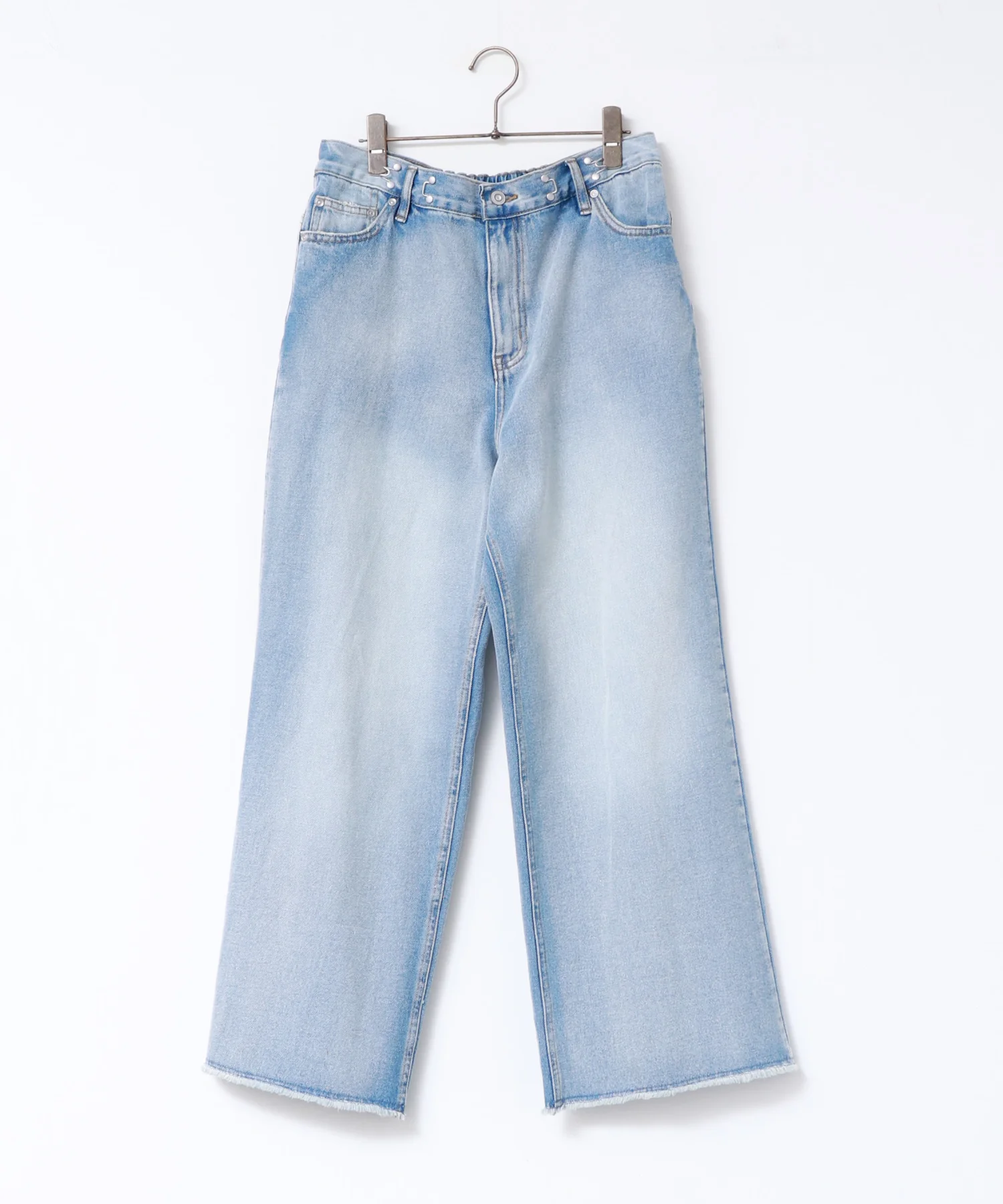 デニム2WAYワイドパンツ