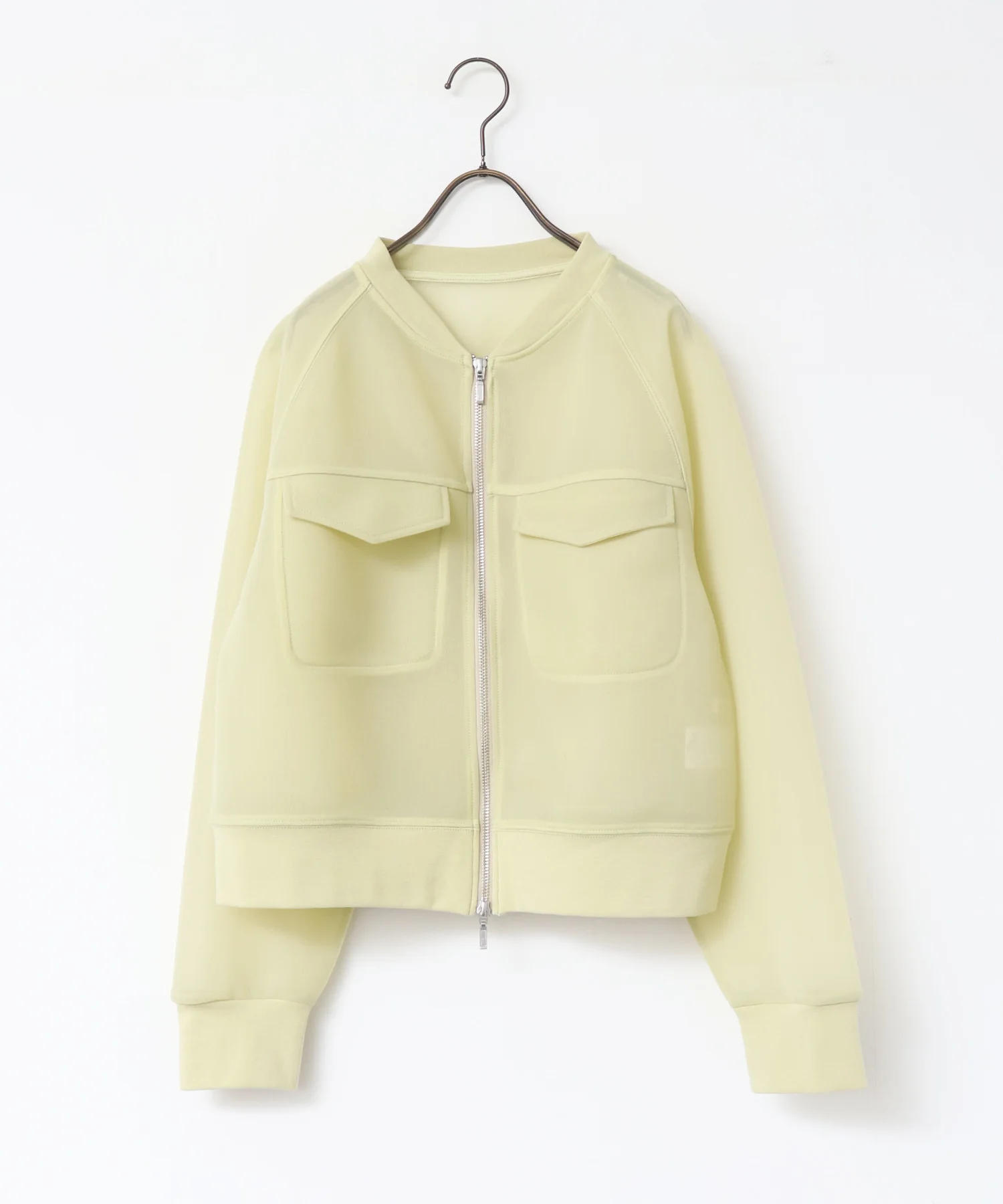 シアーダンボール ダブルジップブルゾン