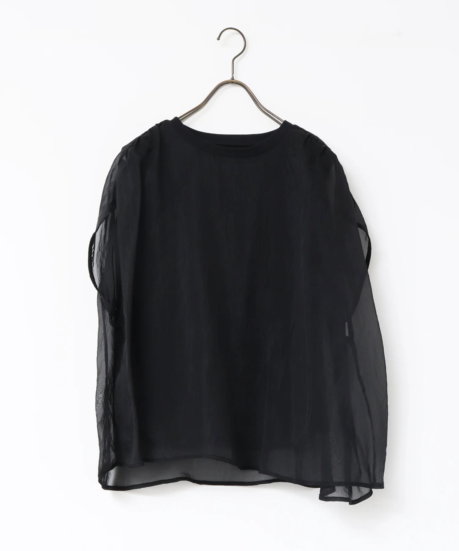 ニュアンス シアーレイヤードトップス