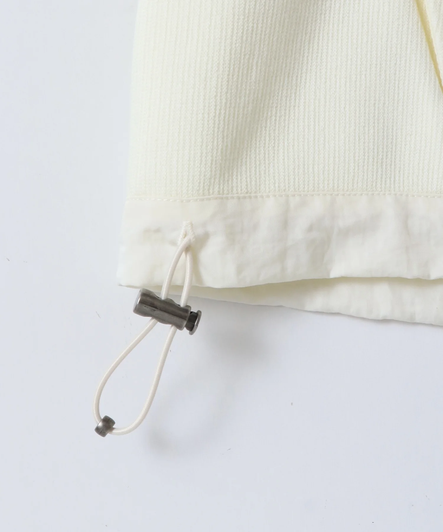 ダブルジップ ショートフーディ