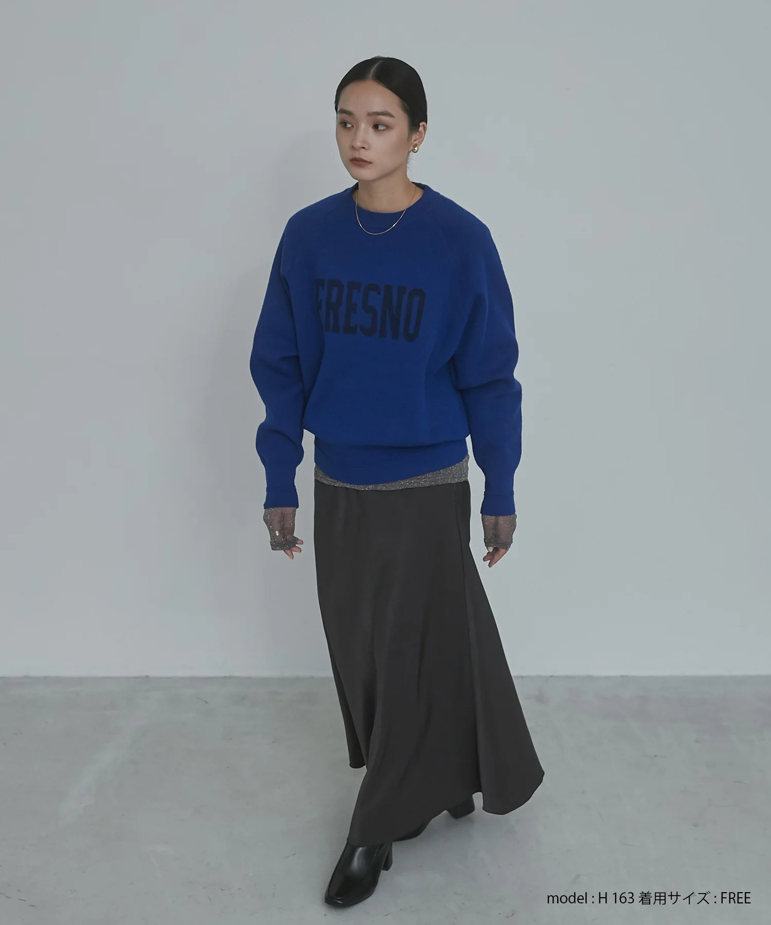 【WEB限定/別注】【新色追加】スウェットライクロゴニット