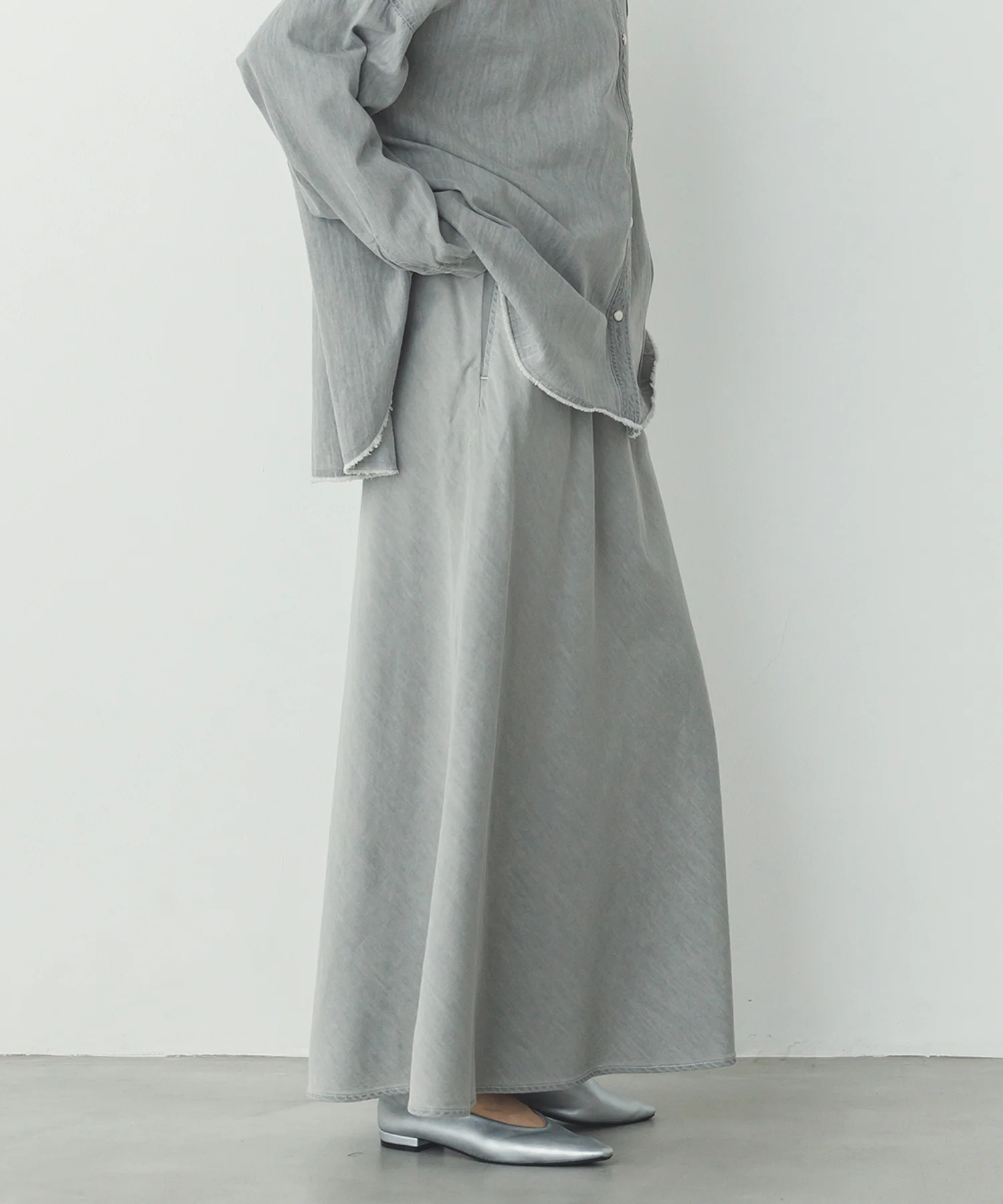 セミフレア デニムスカート