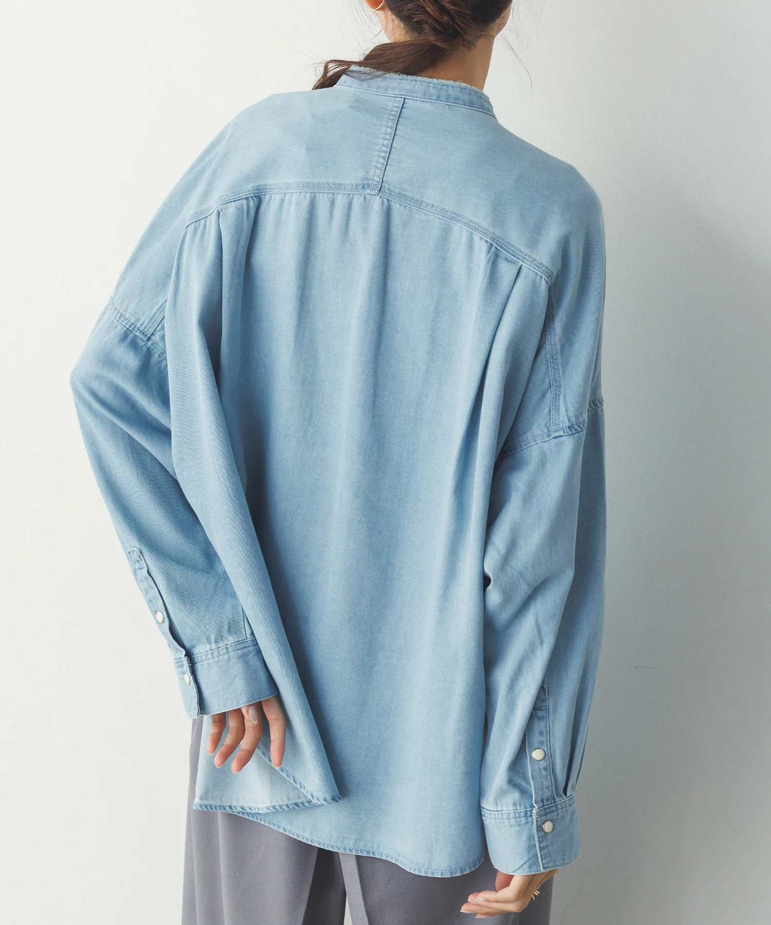 【新色追加】デニムオーバーシャツ